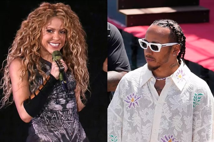 Shakira and Hamilton play hide-and-seek on the internet, but they've been caught out